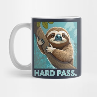 The Hard Pass Sloth Mug